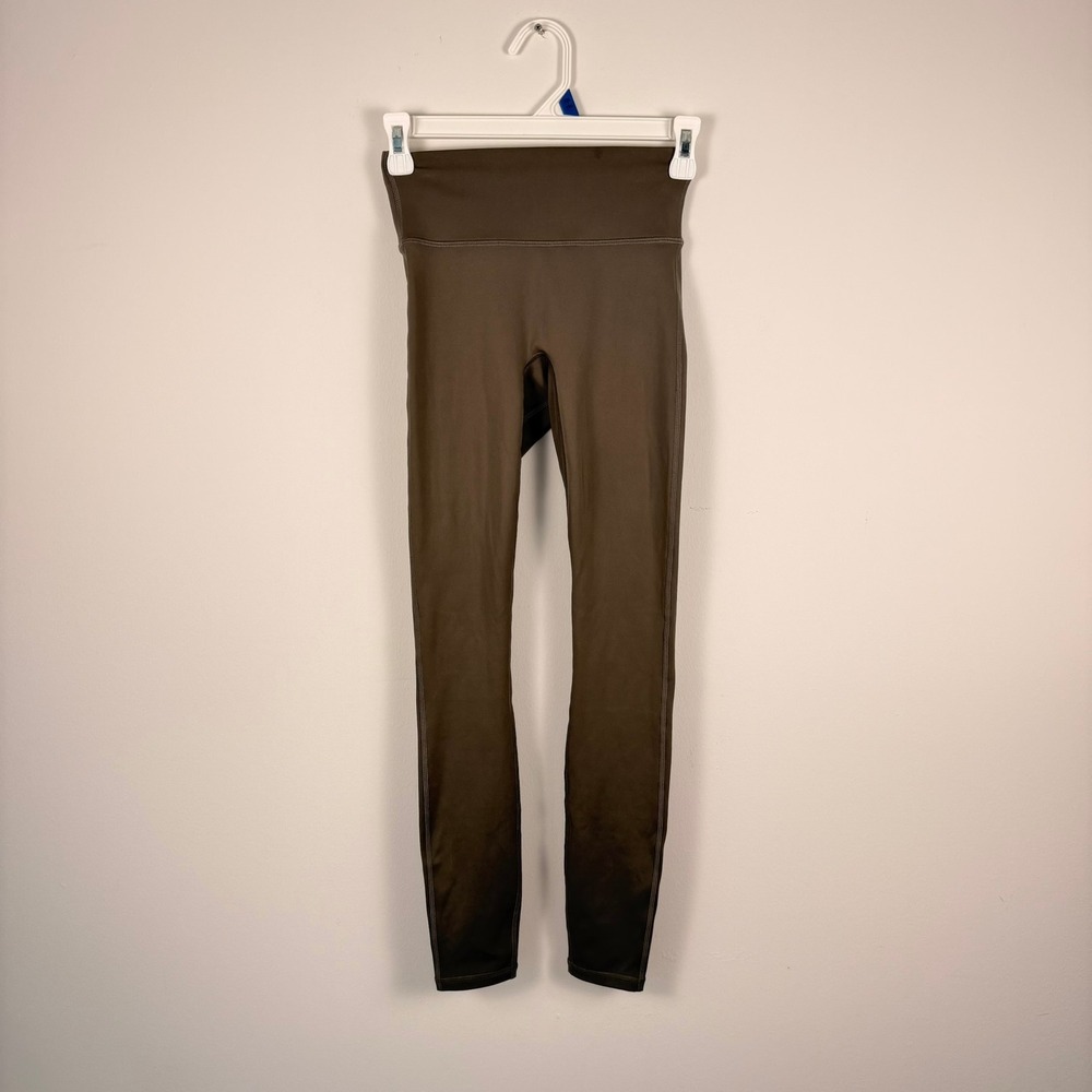 Fabletics Trinity Motion365+ High-Waisted Leggings Dolphin Brown XXS LG2354447